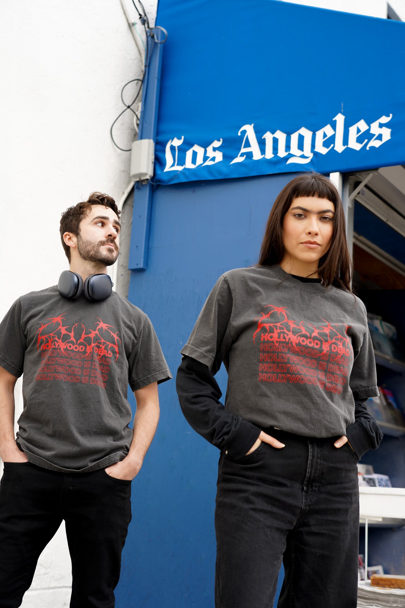 HOLLYWOOD IS DEAD TEE — LIGHT